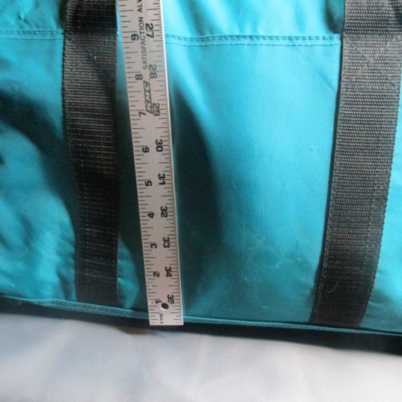 MacGregor Sport Duffle Bag Blue Purple Teal Travel Gym Bag VINTAGE - Picture 8 of 10